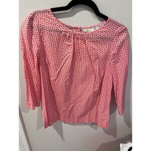 Boden Coral 3/4 Sleeve Women's Top